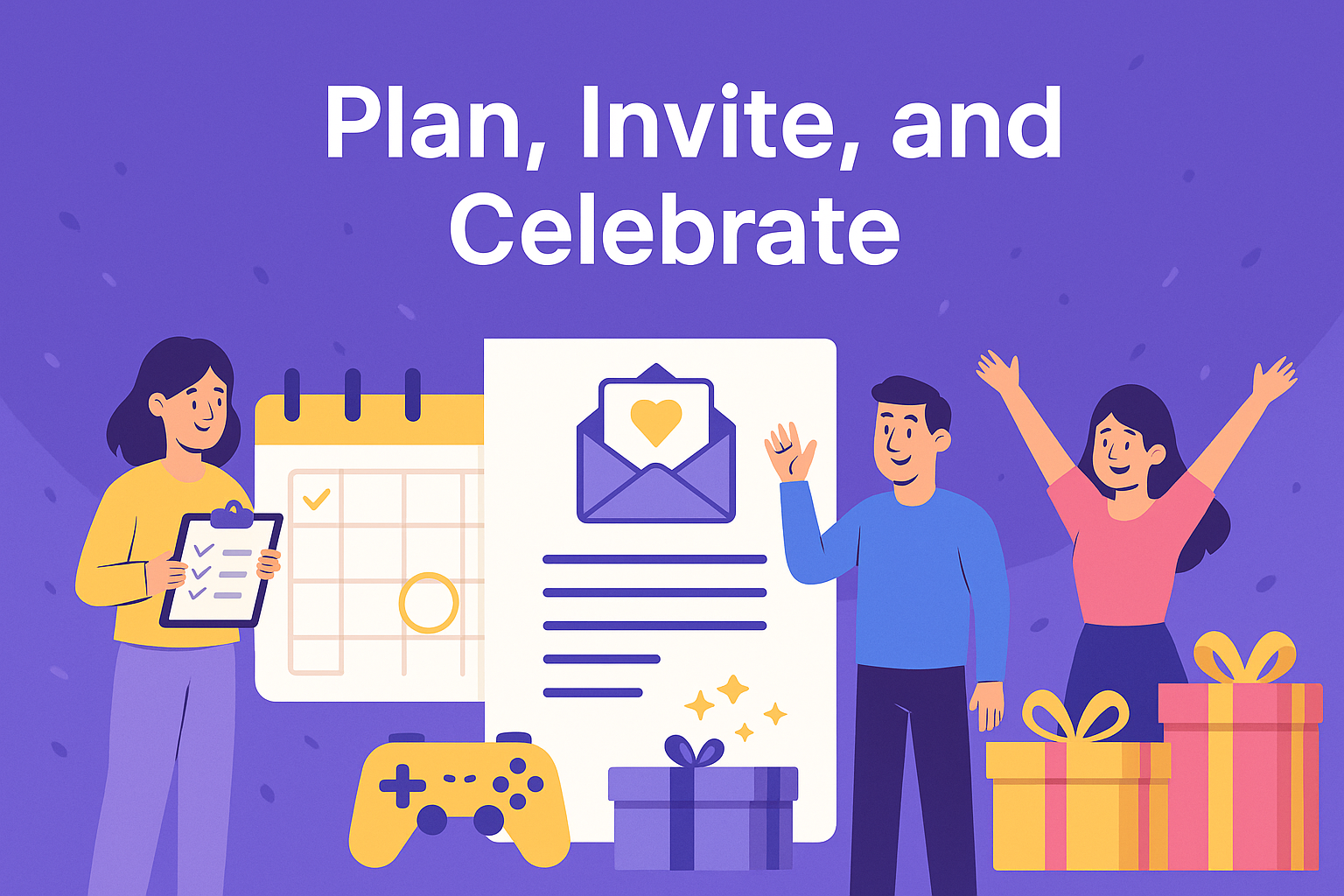 Event planning illustration